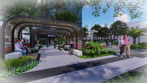 Ghế đá nghỉ chân vườn hoa K8 Starlake