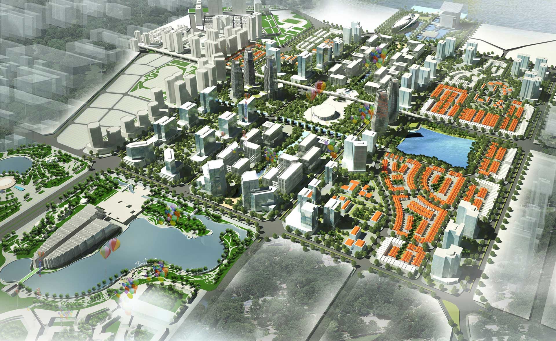 Quy hoạch định hướng ph&aacute;t triển hạ tầng tại khu đ&ocirc; thị T&acirc;y Hồ T&acirc;y