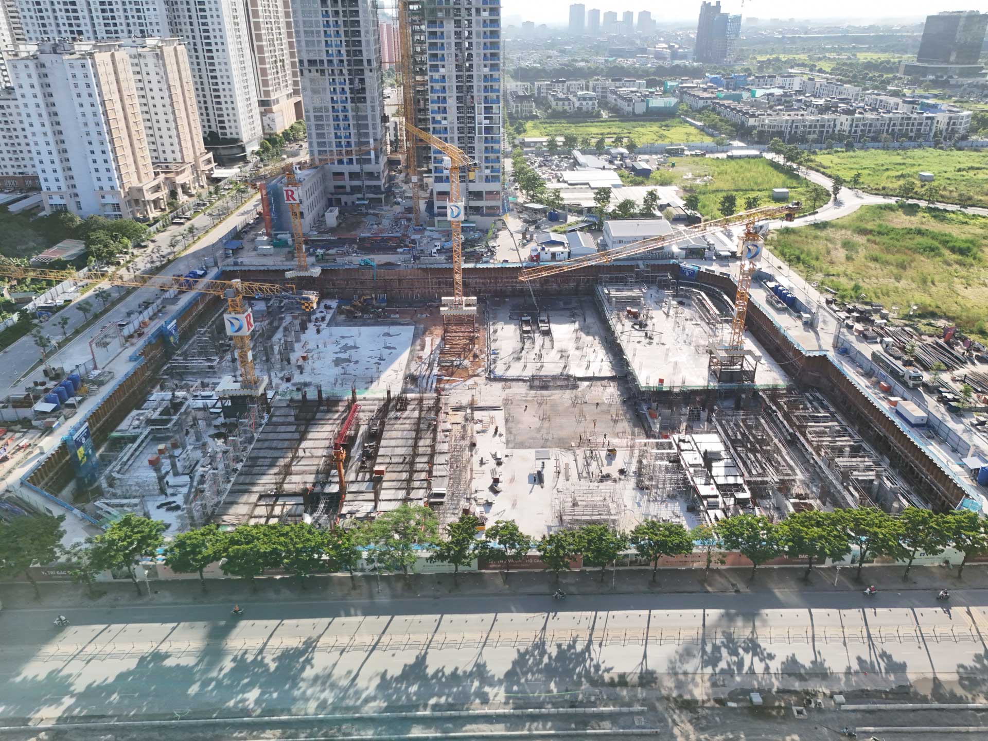 Cập nhật Tiến độ Ciputra Tháng 7/2026: K8HH1 Băng Đích, K8CT1 Sẵn Sàng Cos 00 3 Nghiệm thu móng K8CT1 đường Võ Chí Công